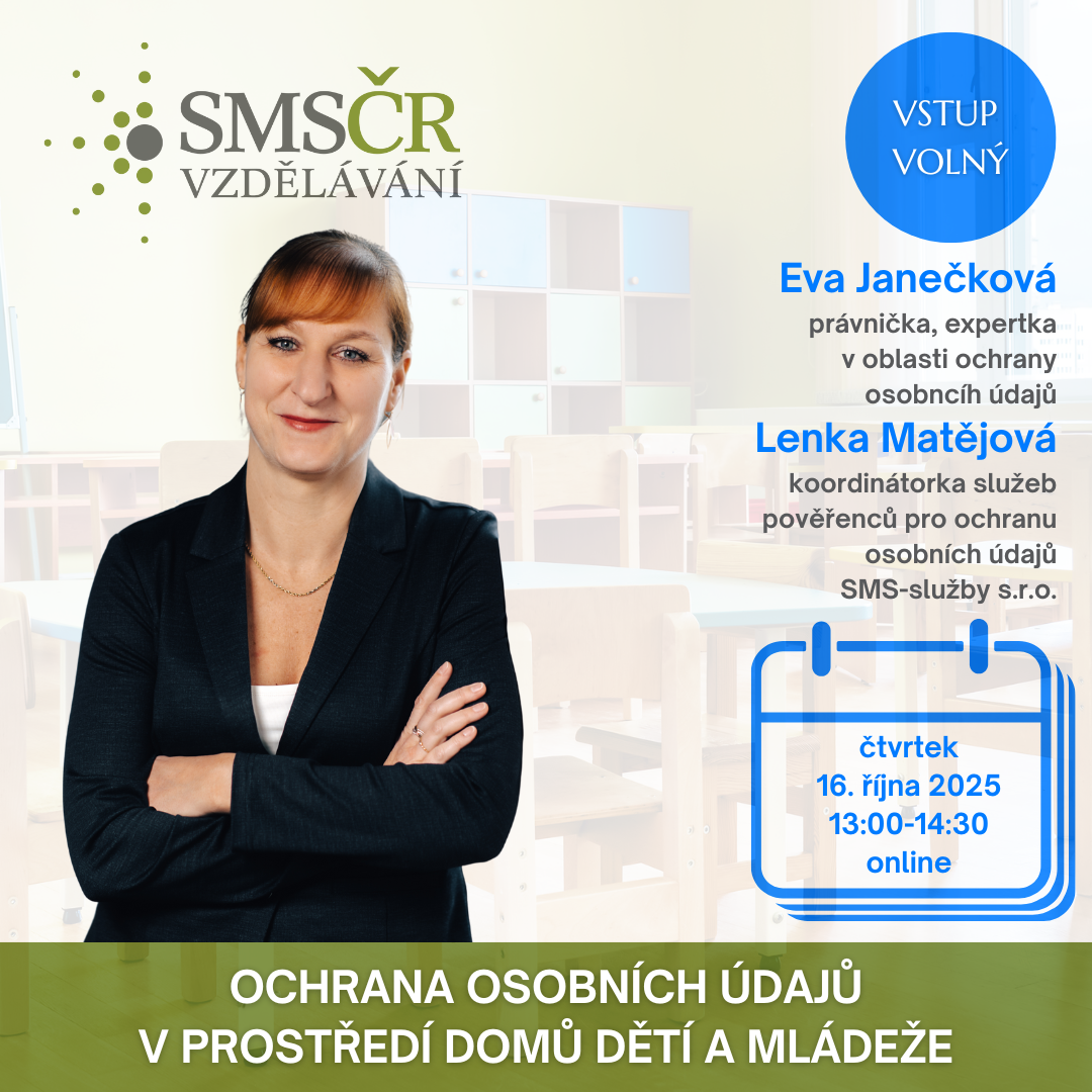 Ochrana osobních údajů v prostředí domů dětí a mládeže_říjen 2025_online_čtverec